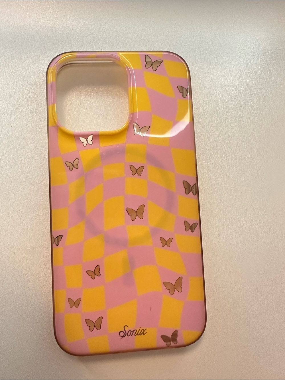 Sonix Checkmate Butterfly MagSafe Compatible iPhone 14 pro max Case